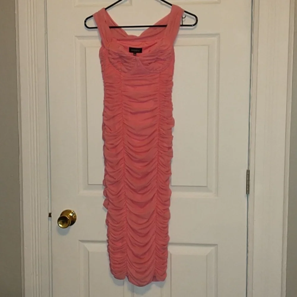 Revolve , Majorelle Tabitha Midi Dress In Bubblegum - Picture 2 of 6